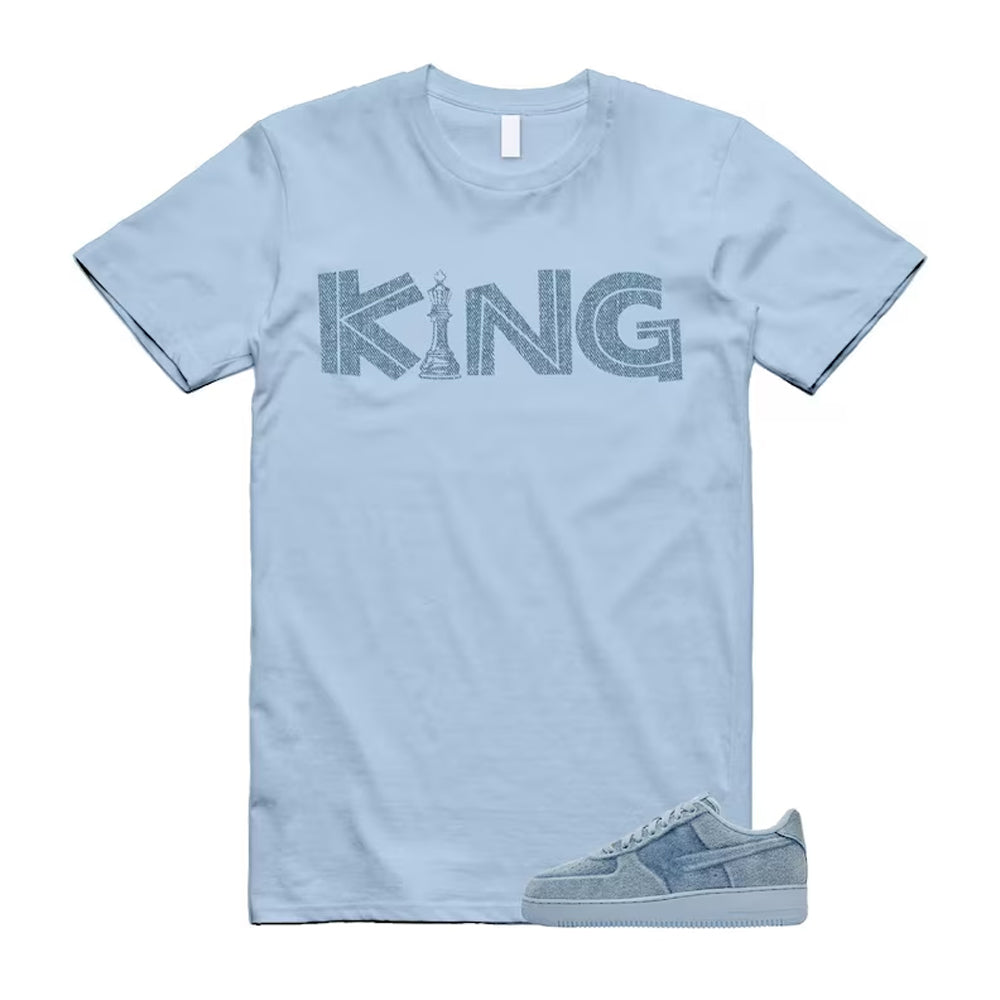 Air Force 1 Denim Light Armory Blue Shirt To Match King product image 1
