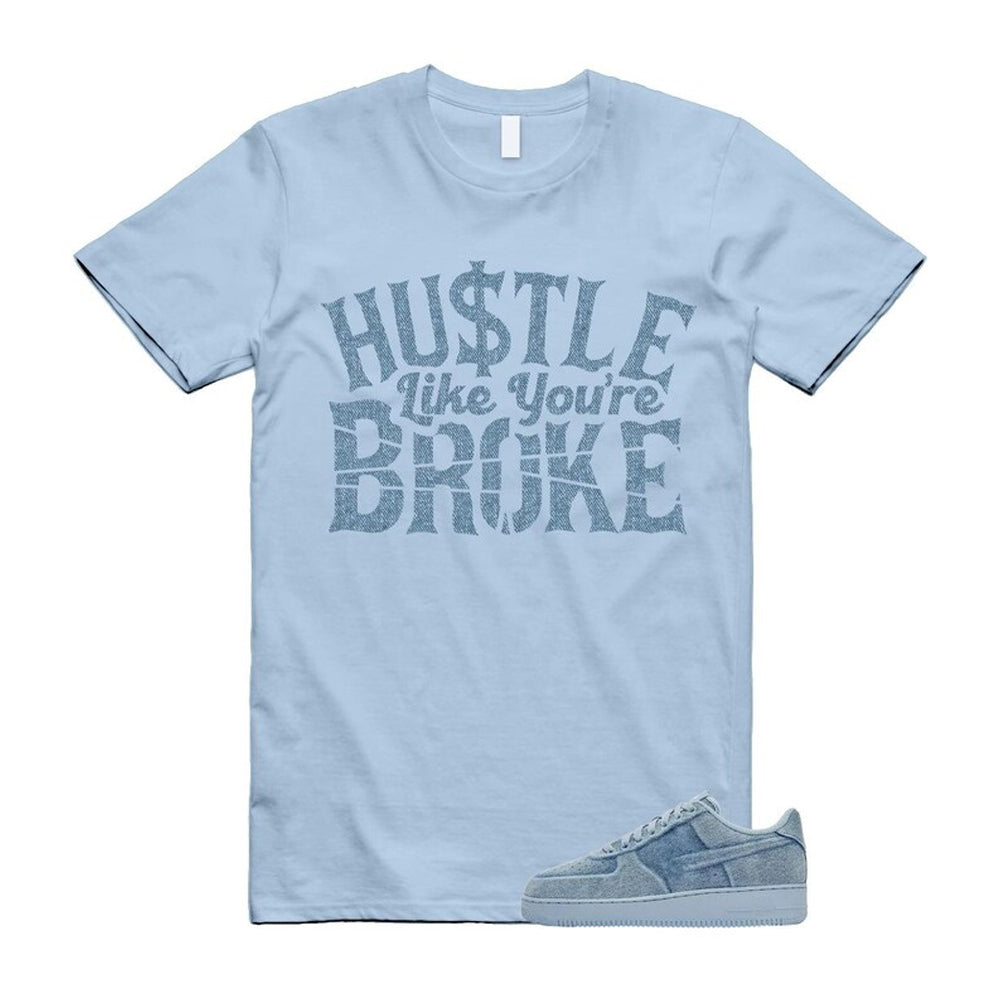 Air Force 1 Denim Light Armory Blue Shirt To Match Broke product image 1