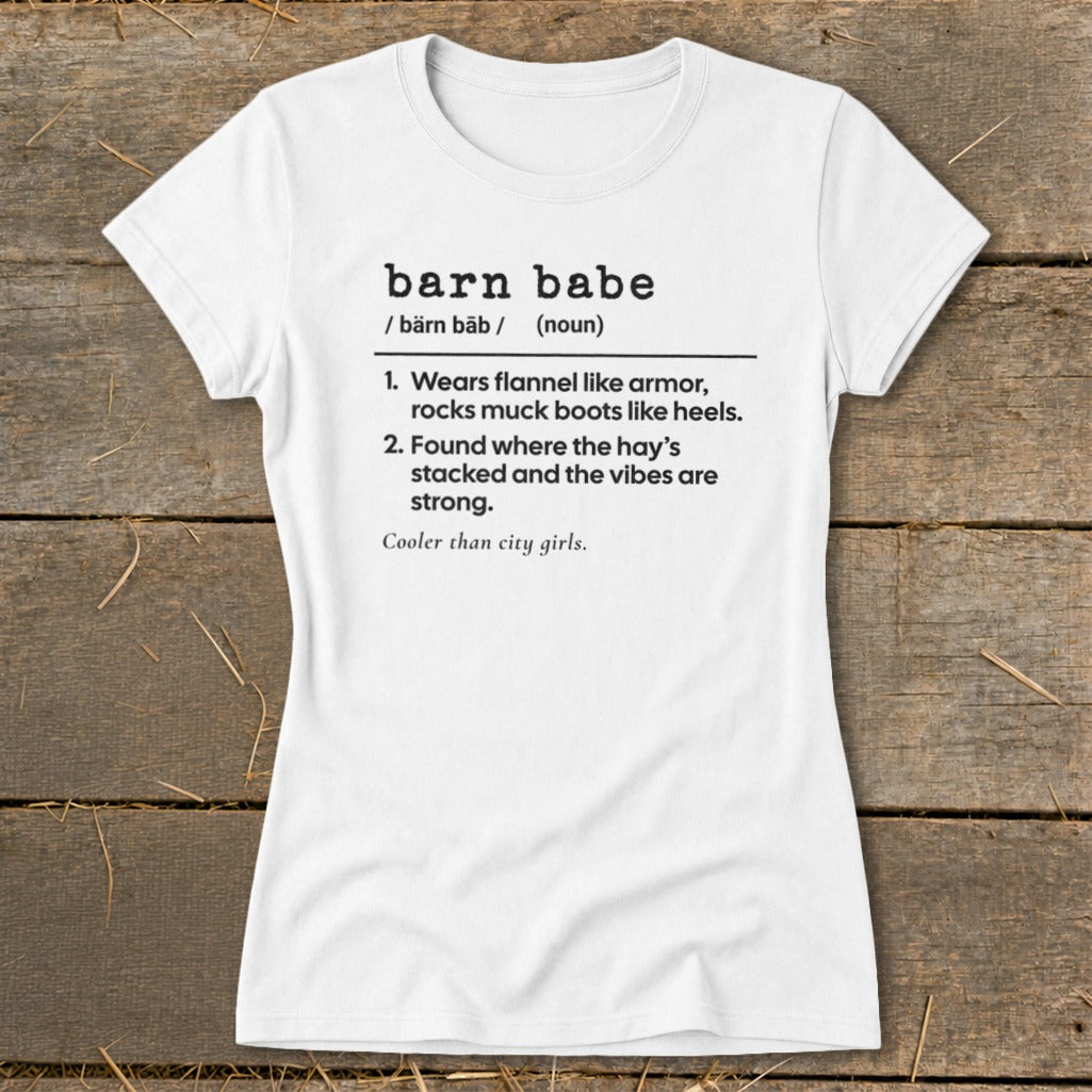 Barn Babe Definition Ladies Tee product image 1