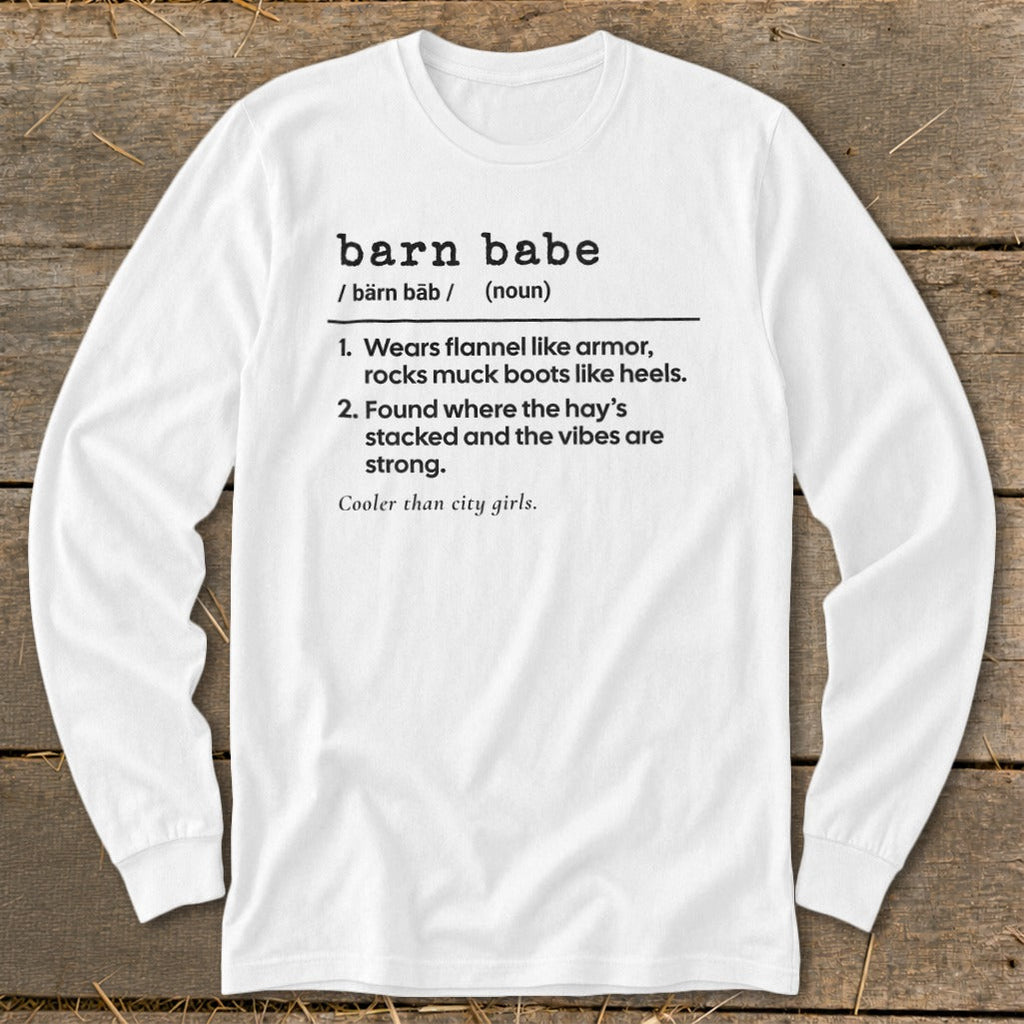 Barn Babe Definition Long Sleeve Tee product image 1