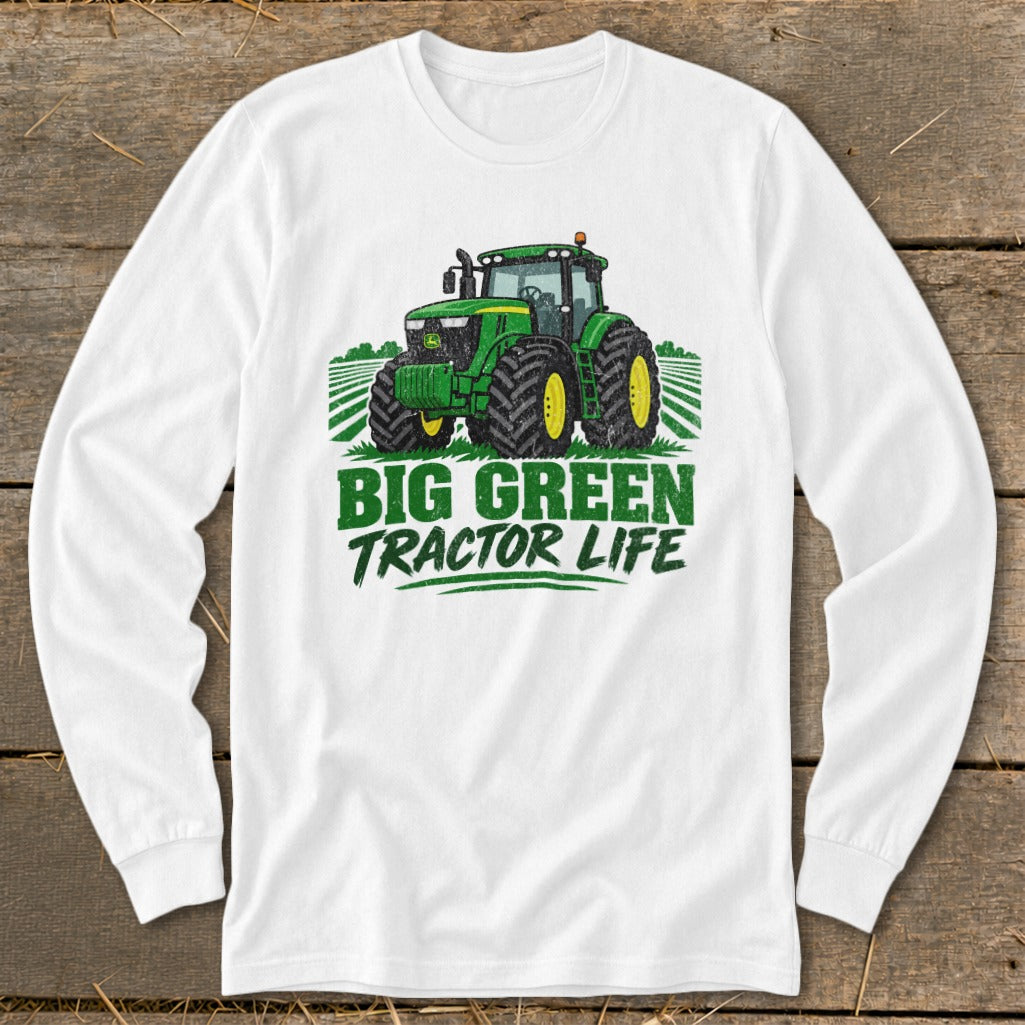 Big Green Tractor Long Sleeve Tee product image 1