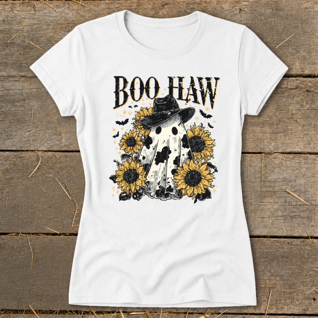 Boo Haw Ghost Ladies Tee product image 2