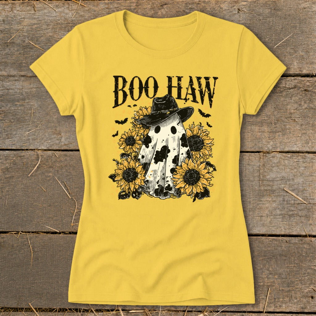 Boo Haw Ghost Ladies Tee product image 6