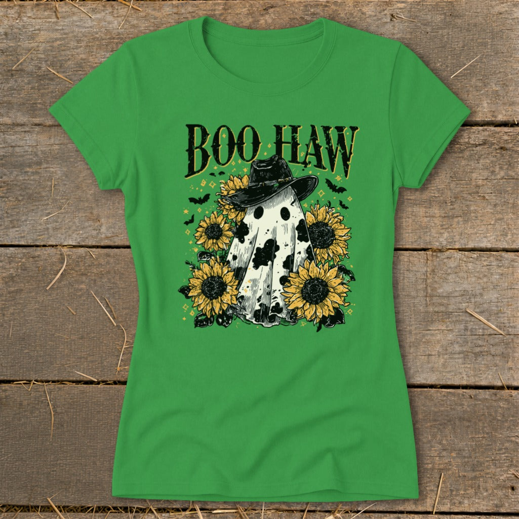 Boo Haw Ghost Ladies Tee product image 7