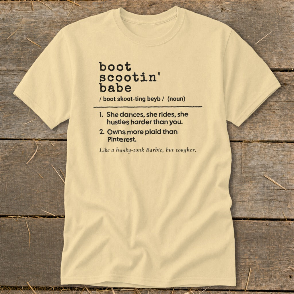 Boot Scootin Babe Definition Classic Tee product image 7