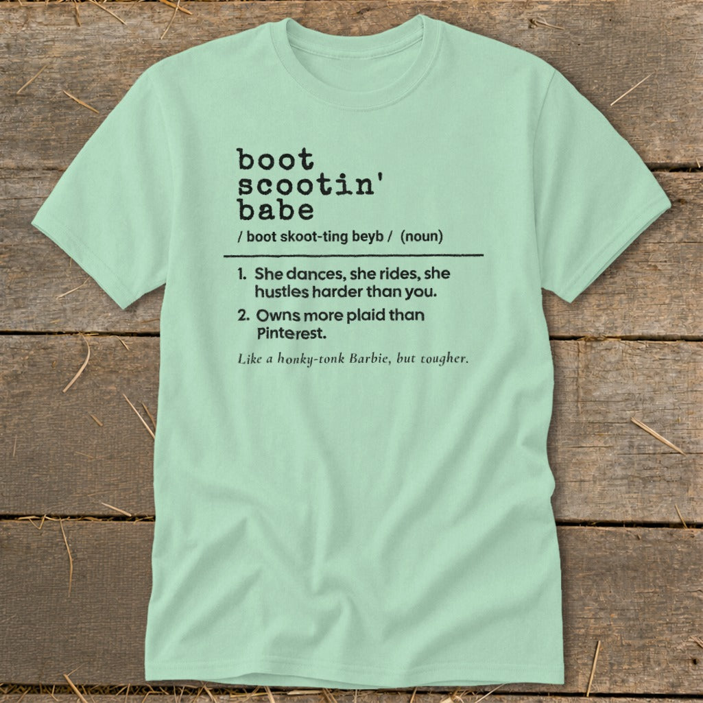 Boot Scootin Babe Definition Classic Tee product image 8