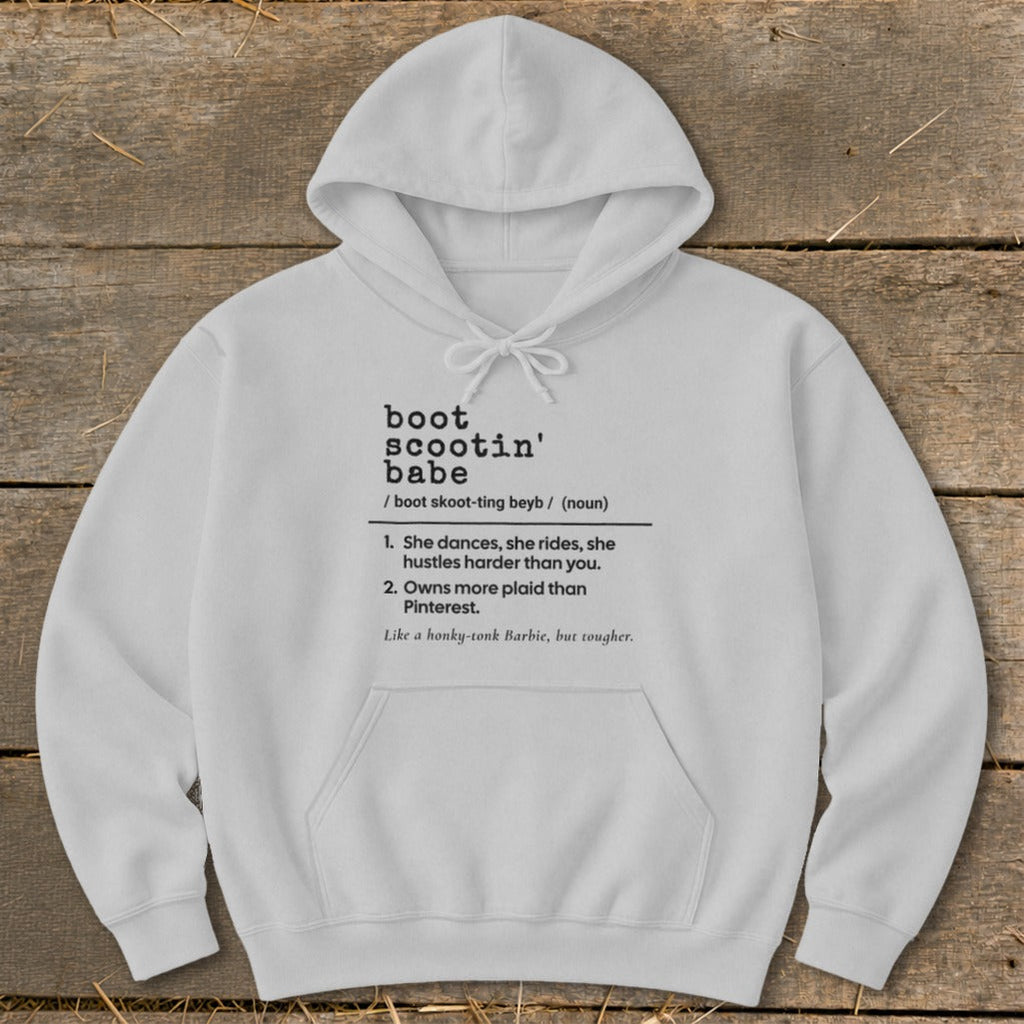 Boot Scootin Babe Definition Hoodie product image 4