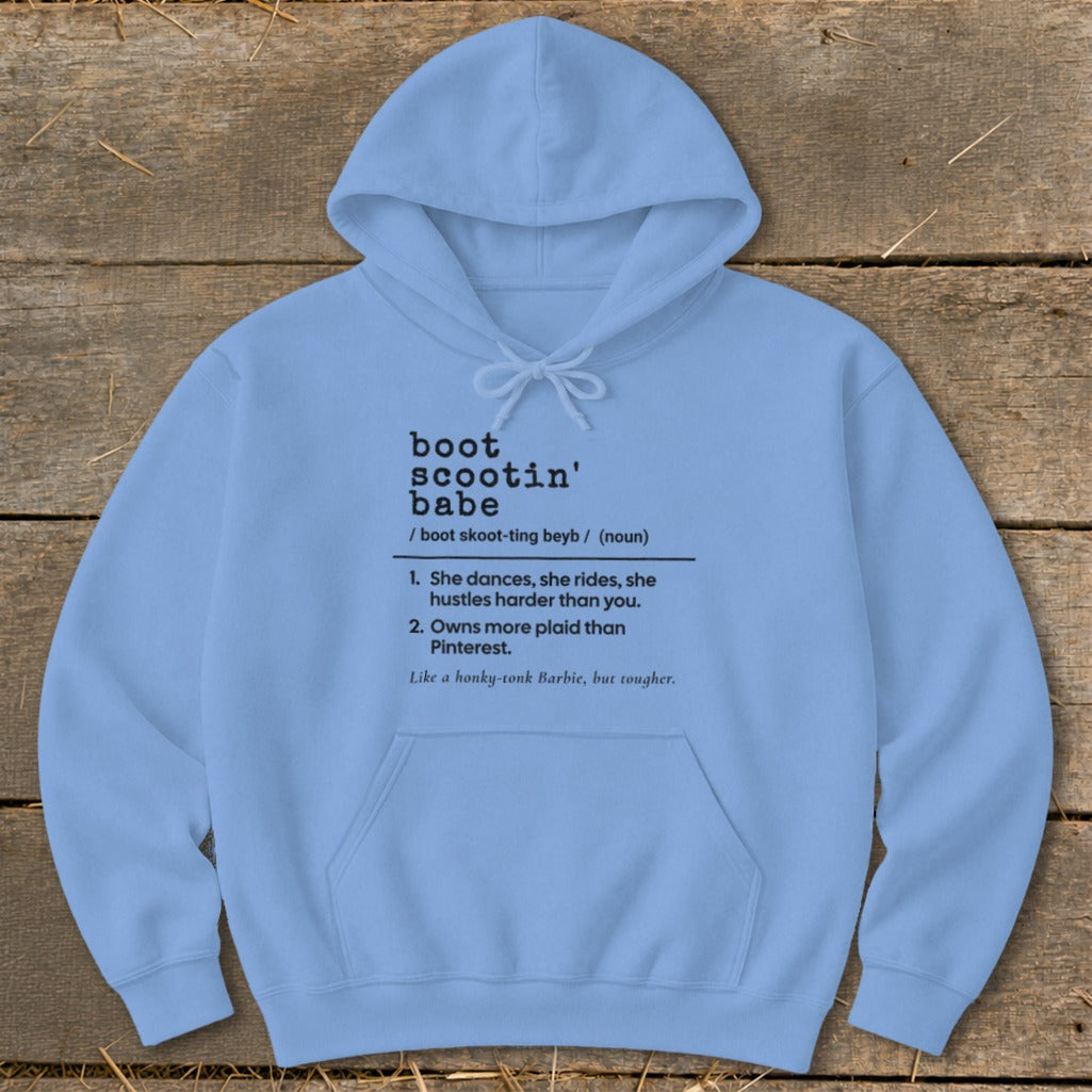 Boot Scootin Babe Definition Hoodie product image 5