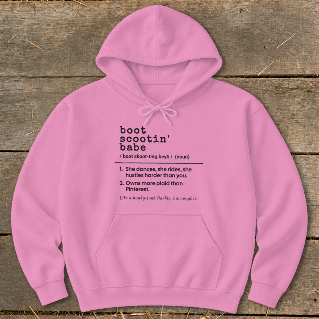 Boot Scootin Babe Definition Hoodie product image 8