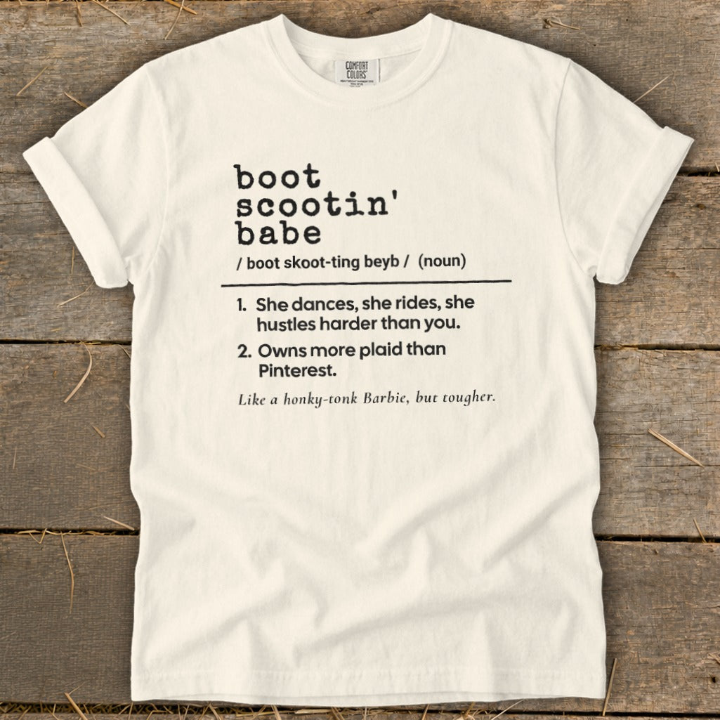 Boot Scootin Babe Definition Signature Tee product image 2