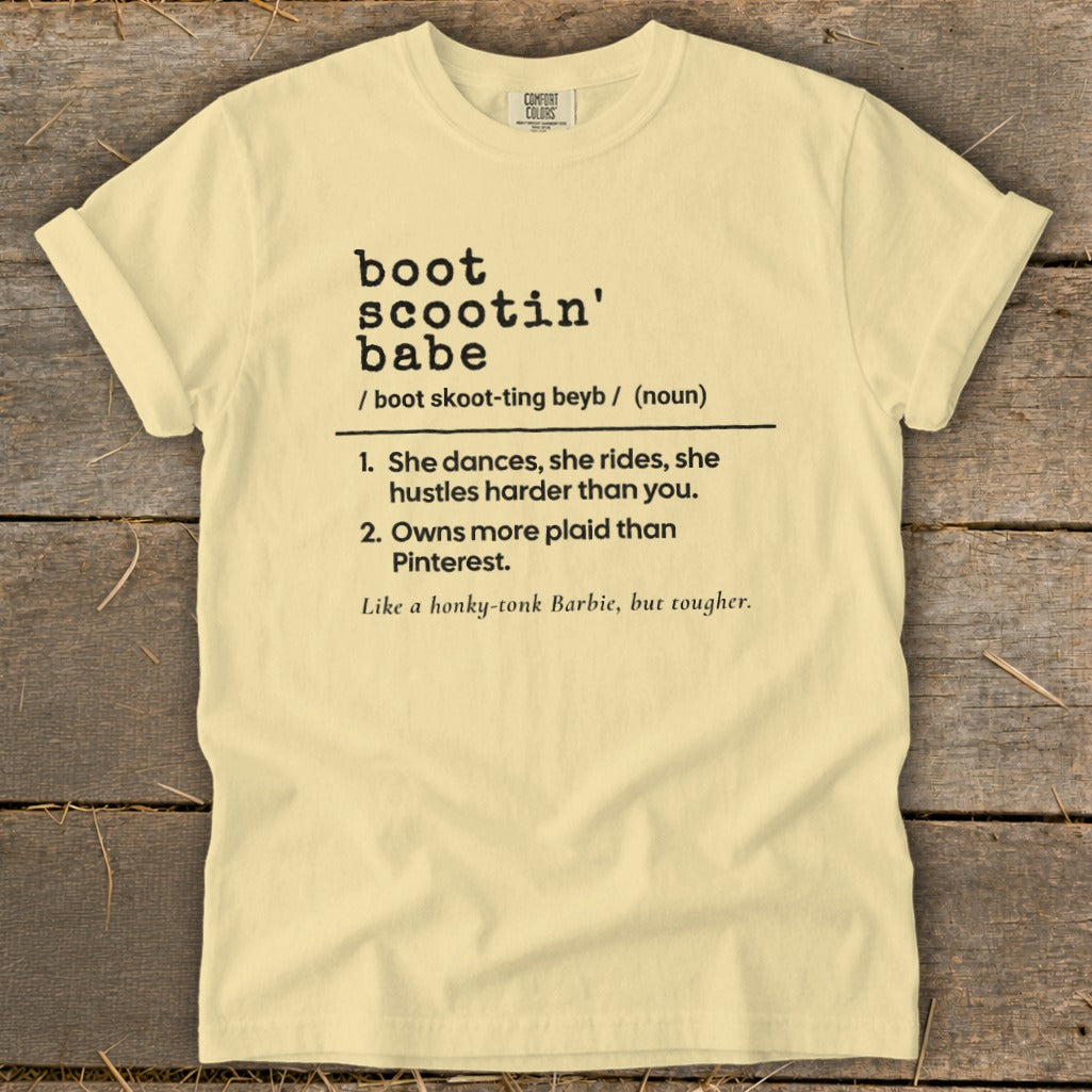Boot Scootin Babe Definition Signature Tee product image 3