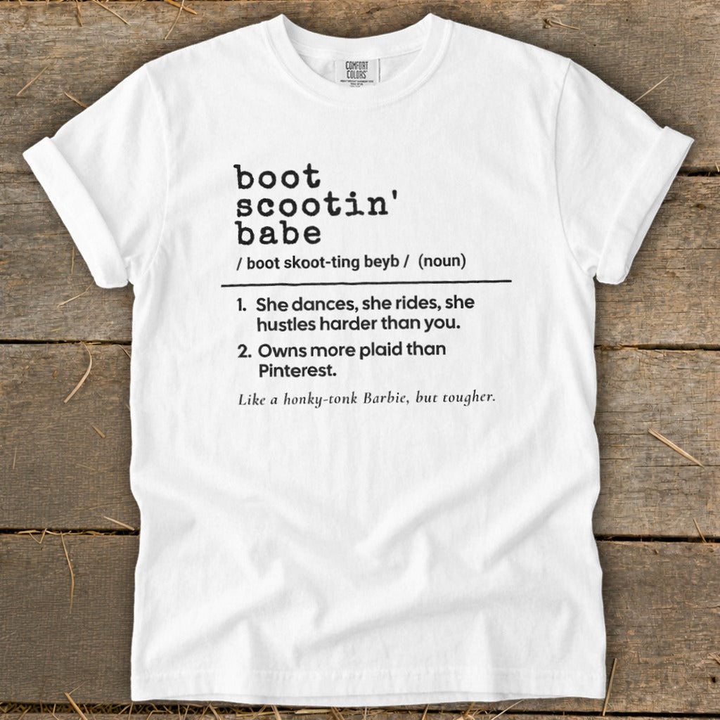 Boot Scootin Babe Definition Signature Tee product image 7