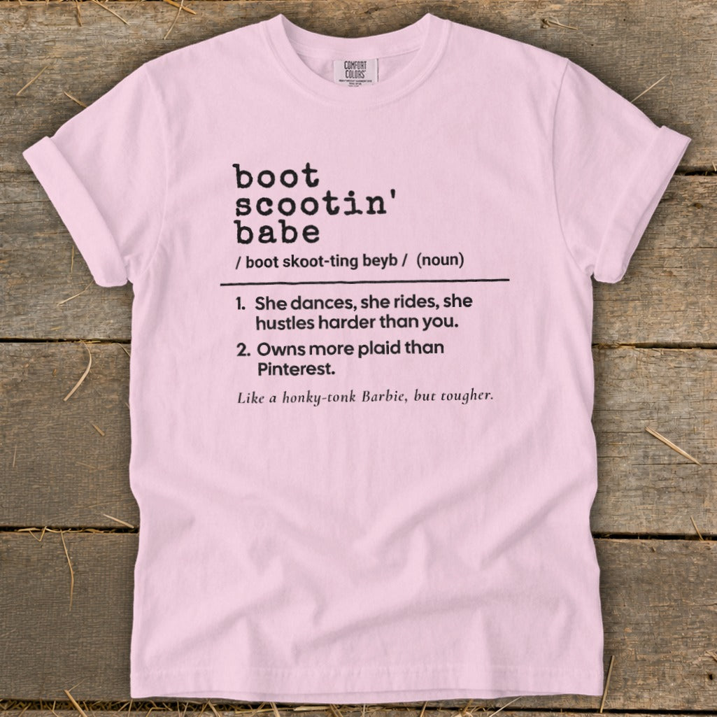 Boot Scootin Babe Definition Signature Tee product image 1