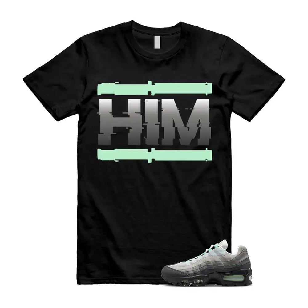 Air Max 95 Fresh Mint Big Bubble Black White Grey Shirt To product image 1