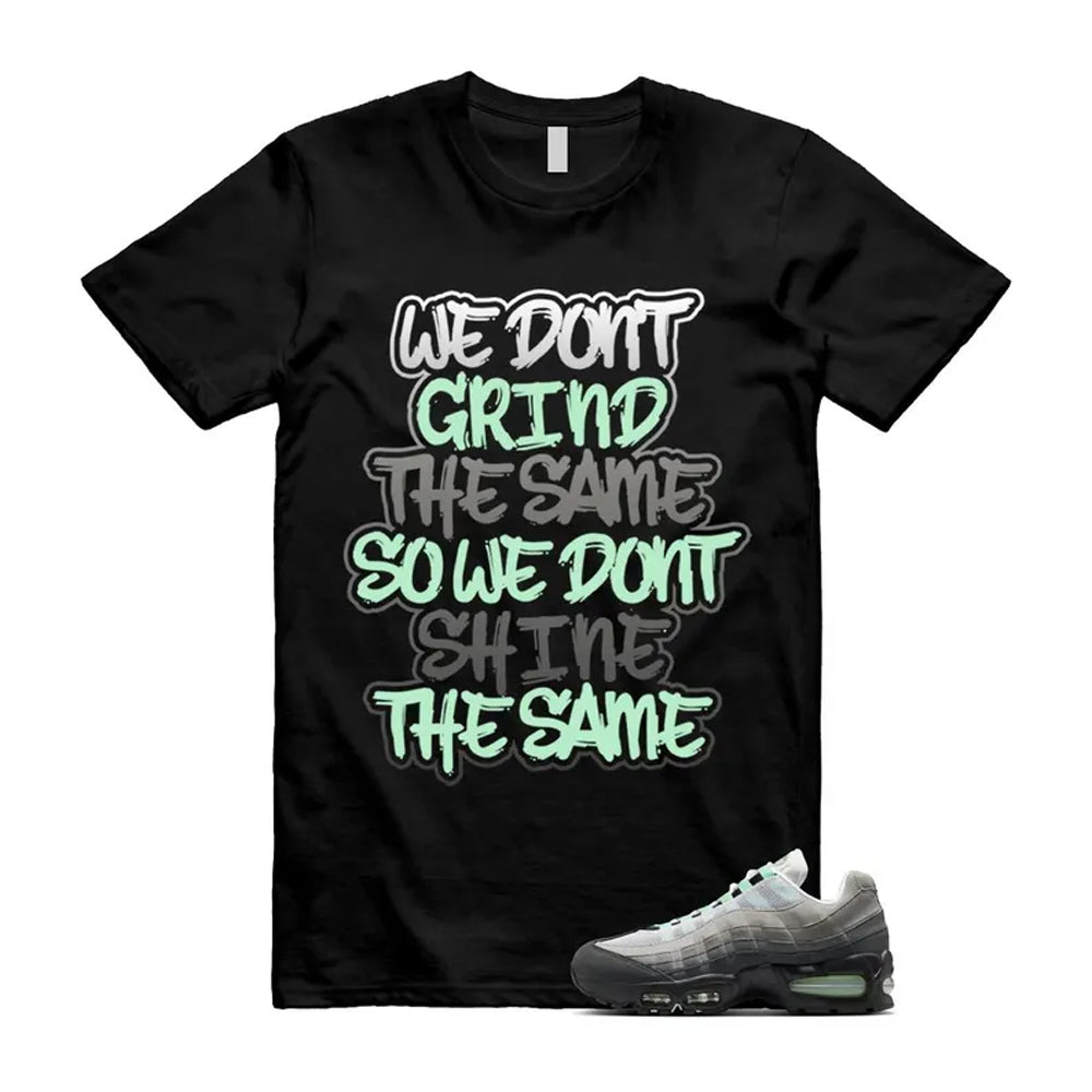 Air Max 95 Fresh Mint Big Bubble Black White Grey Shirt To product image 1