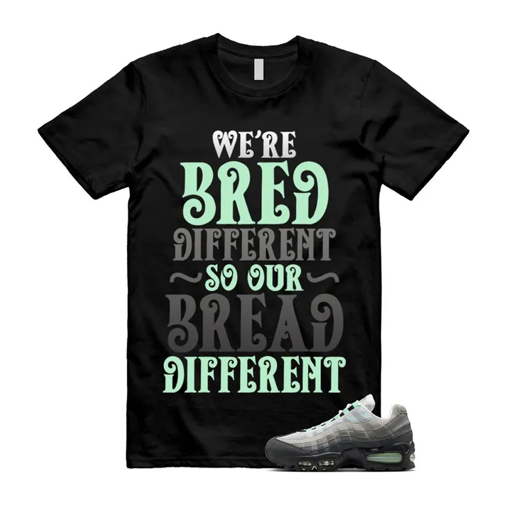 Air Max 95 Fresh Mint Big Bubble Black White Grey Shirt To product image 1