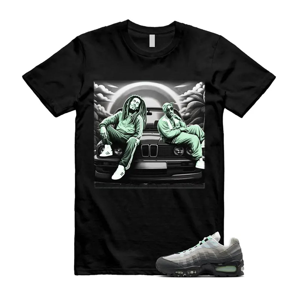 Air Max 95 Fresh Mint Big Bubble Black White Grey Shirt To product image 1