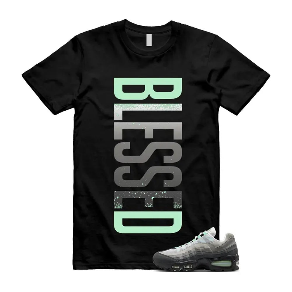 Air Max 95 Fresh Mint Big Bubble Black White Grey Shirt To product image 1