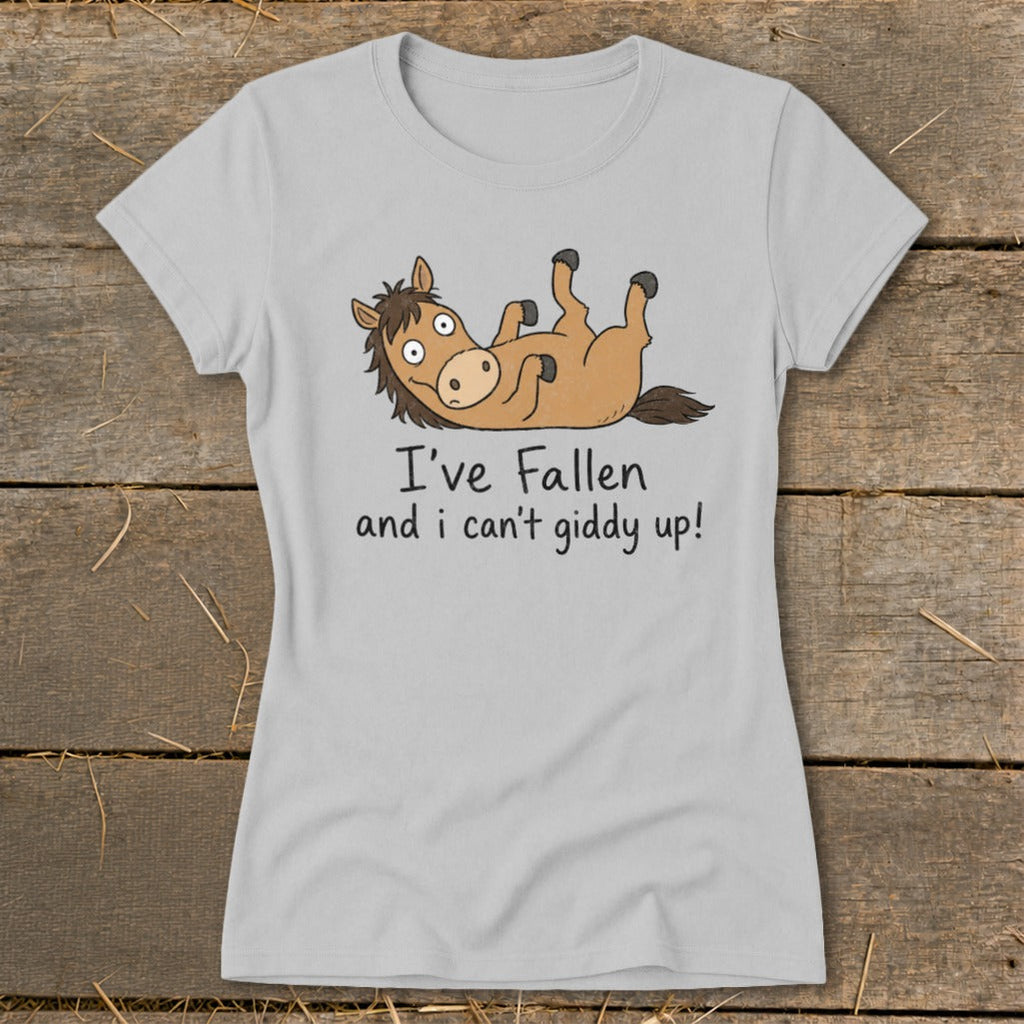 Can't Giddy Up Ladies Tee product image 2