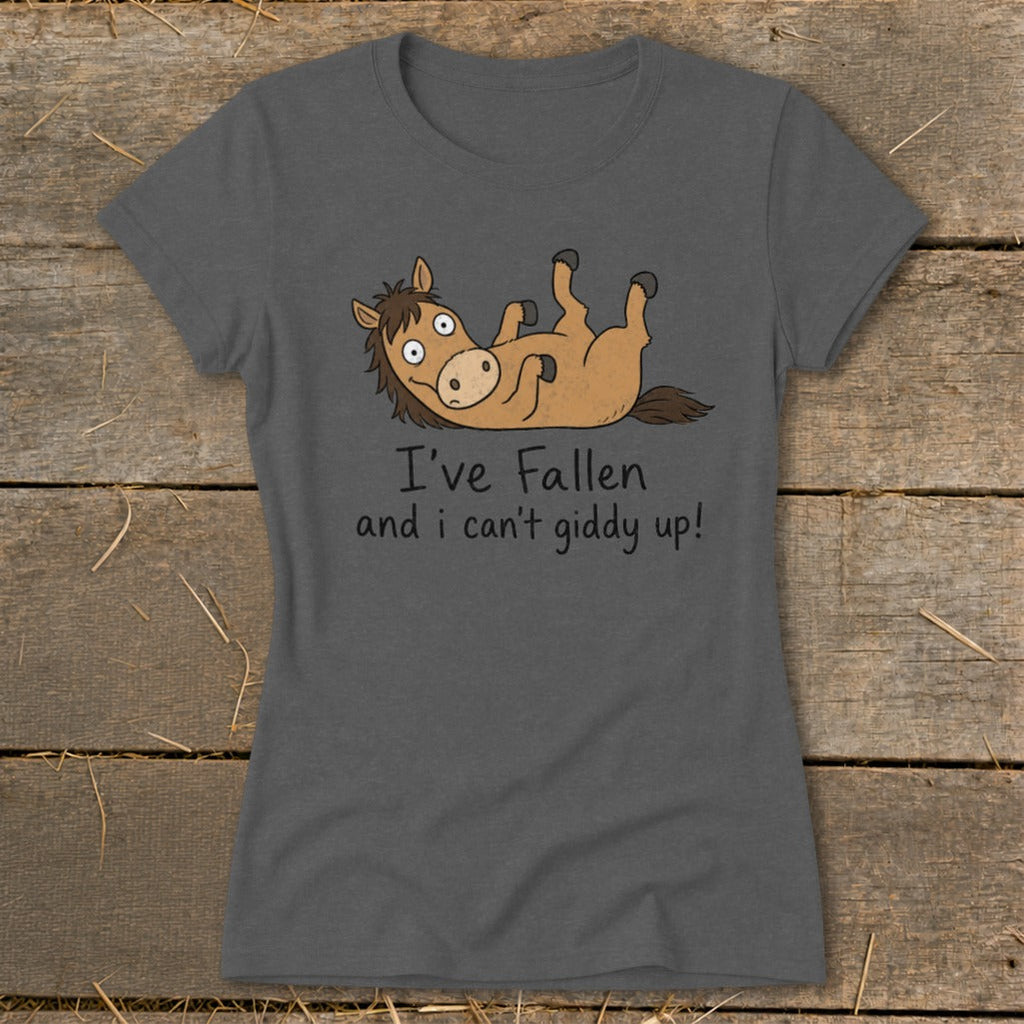 Can't Giddy Up Ladies Tee product image 4
