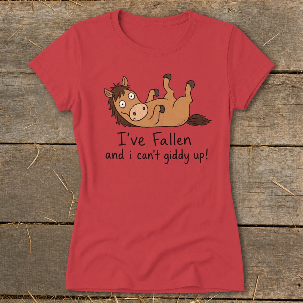 Can't Giddy Up Ladies Tee product image 5
