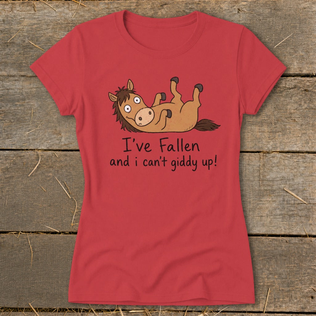 Can't Giddy Up Ladies Tee product image 5