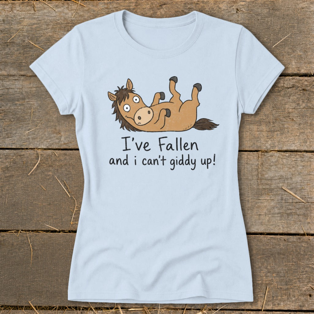 Can't Giddy Up Ladies Tee product image 6