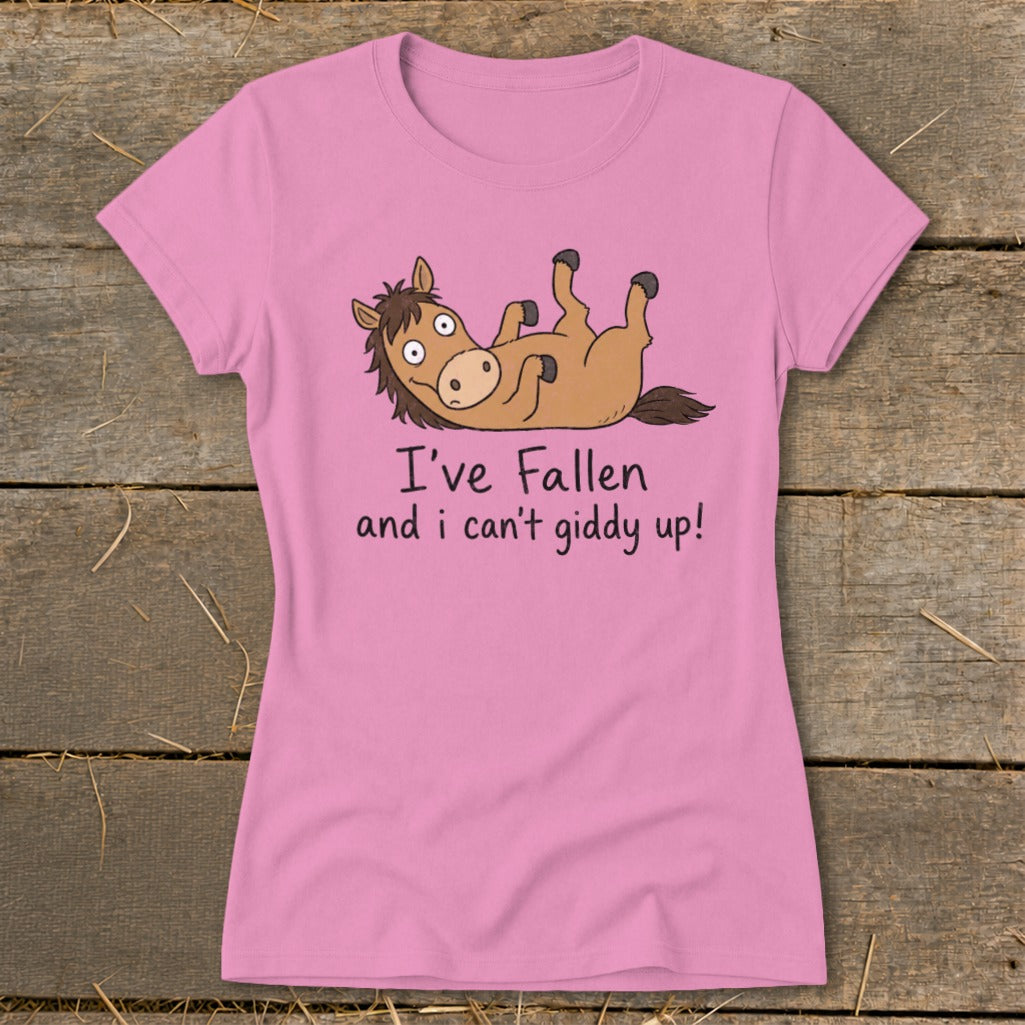 Can't Giddy Up Ladies Tee product image 7