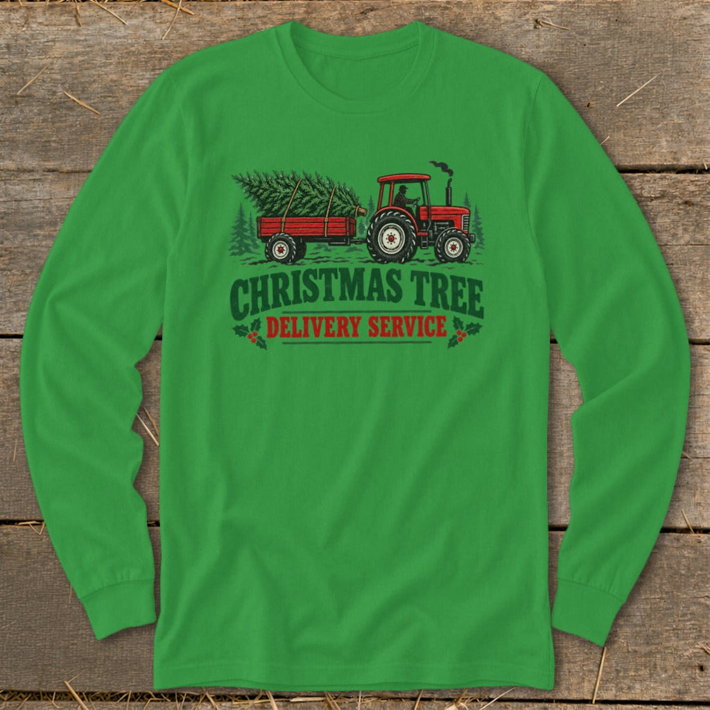 Christmas Tree Delivery Long Sleeve Tee product image 2
