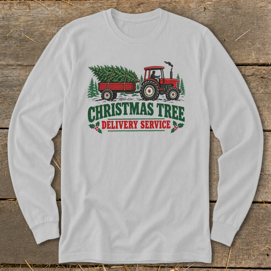 Christmas Tree Delivery Long Sleeve Tee product image 3