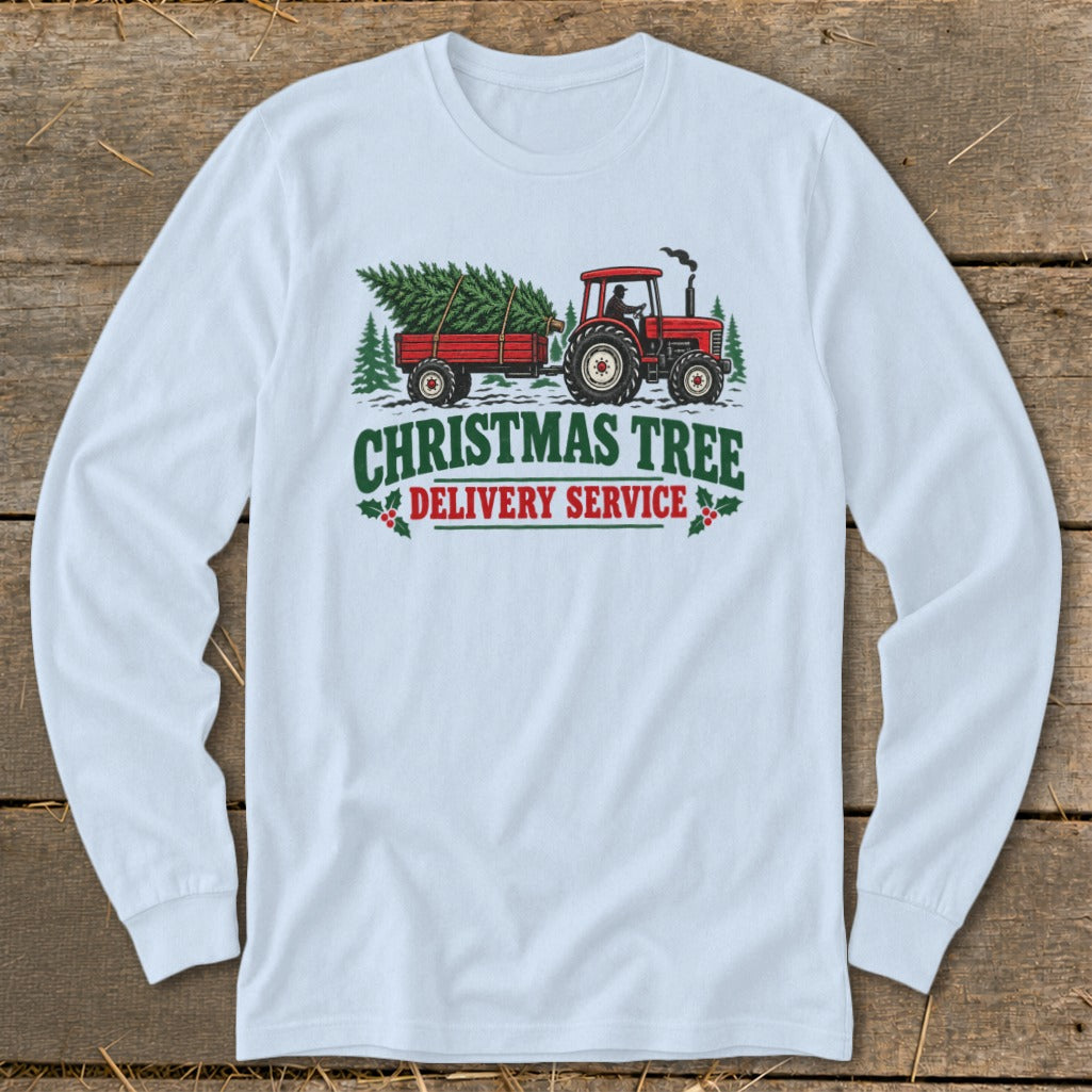 Christmas Tree Delivery Long Sleeve Tee product image 6