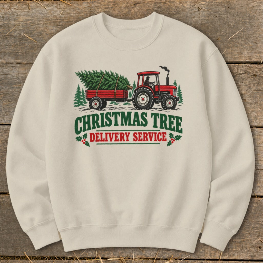 Christmas Tree Delivery Sweatshirt product image 5