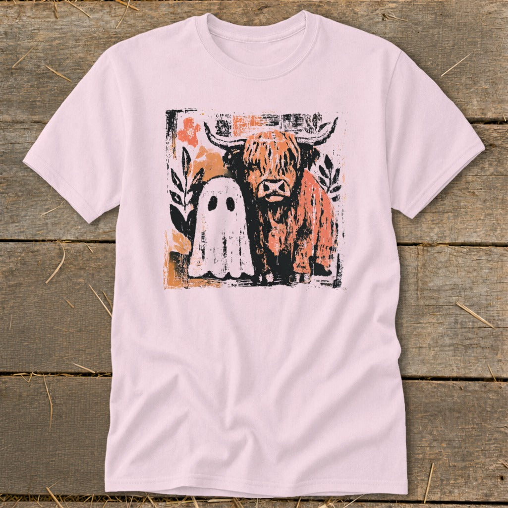 Cow and Ghostly Friend Classic Tee product image 8