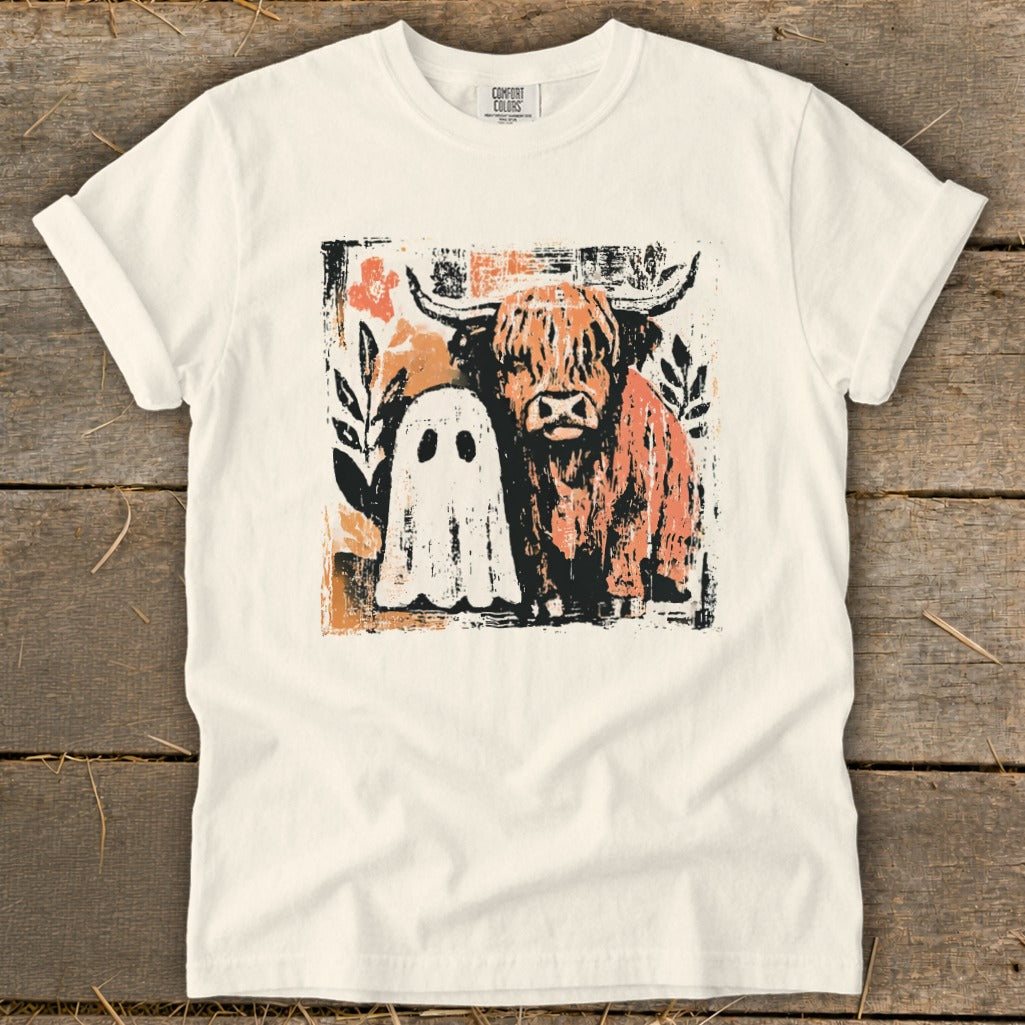 Cow and Ghostly Friend Signature Tee product image 7