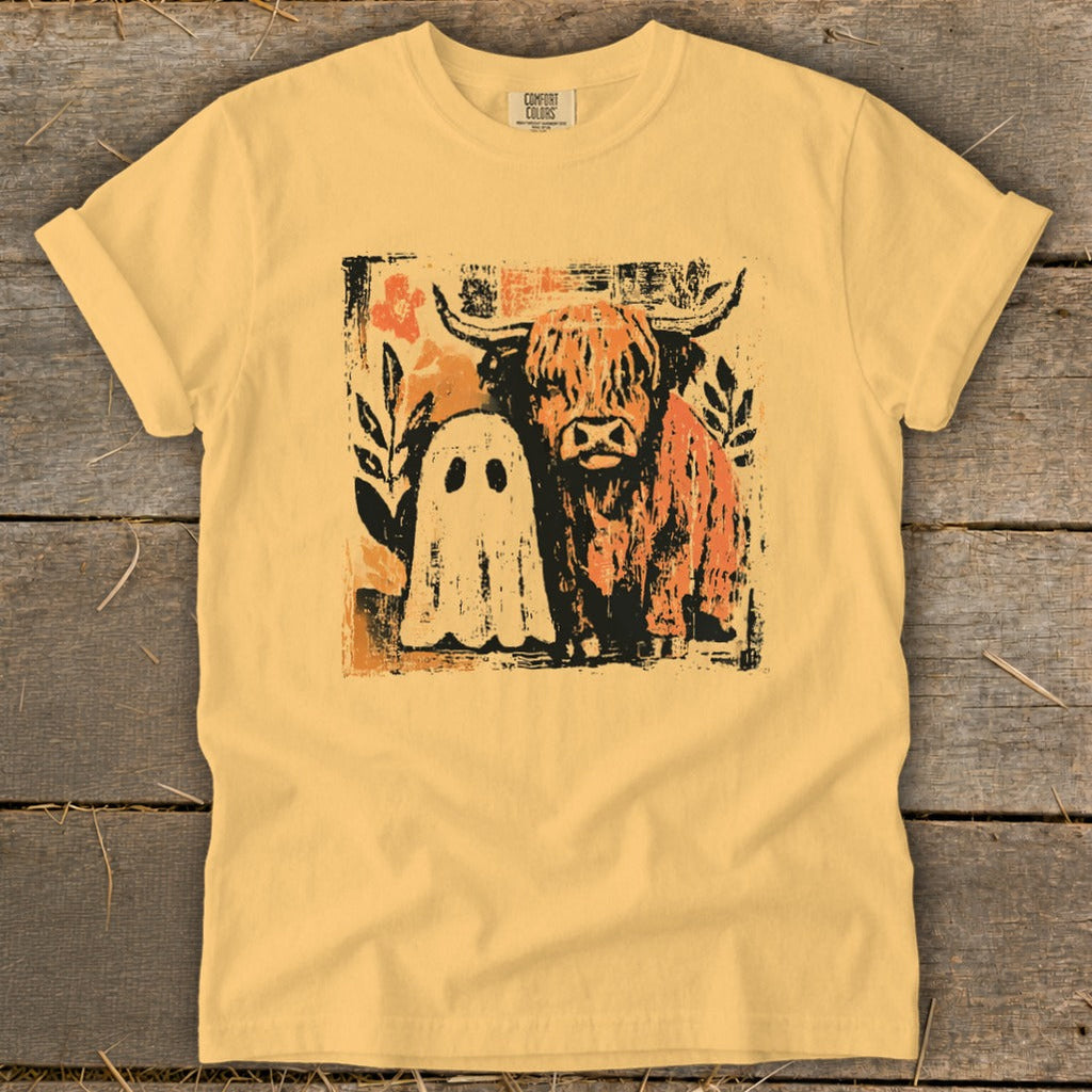 Cow and Ghostly Friend Signature Tee product image 1