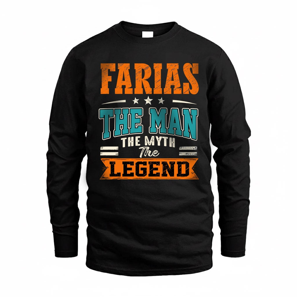 FARIAS HH F007 The Man Myth Legend Personalized Shirt – product image 4
