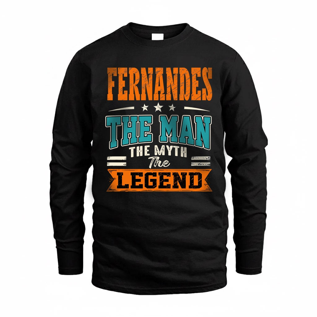 FERNANDES HH F007 The Man Myth Legend Personalized Shirt – product image 4