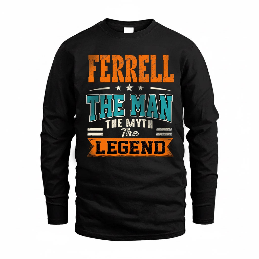 FERRELL HH F007 The Man Myth Legend Personalized Shirt – product image 4