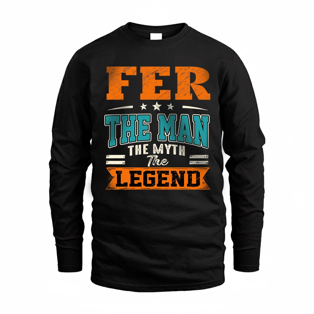FER HH F007 The Man Myth Legend Personalized Shirt – Gift product image 4