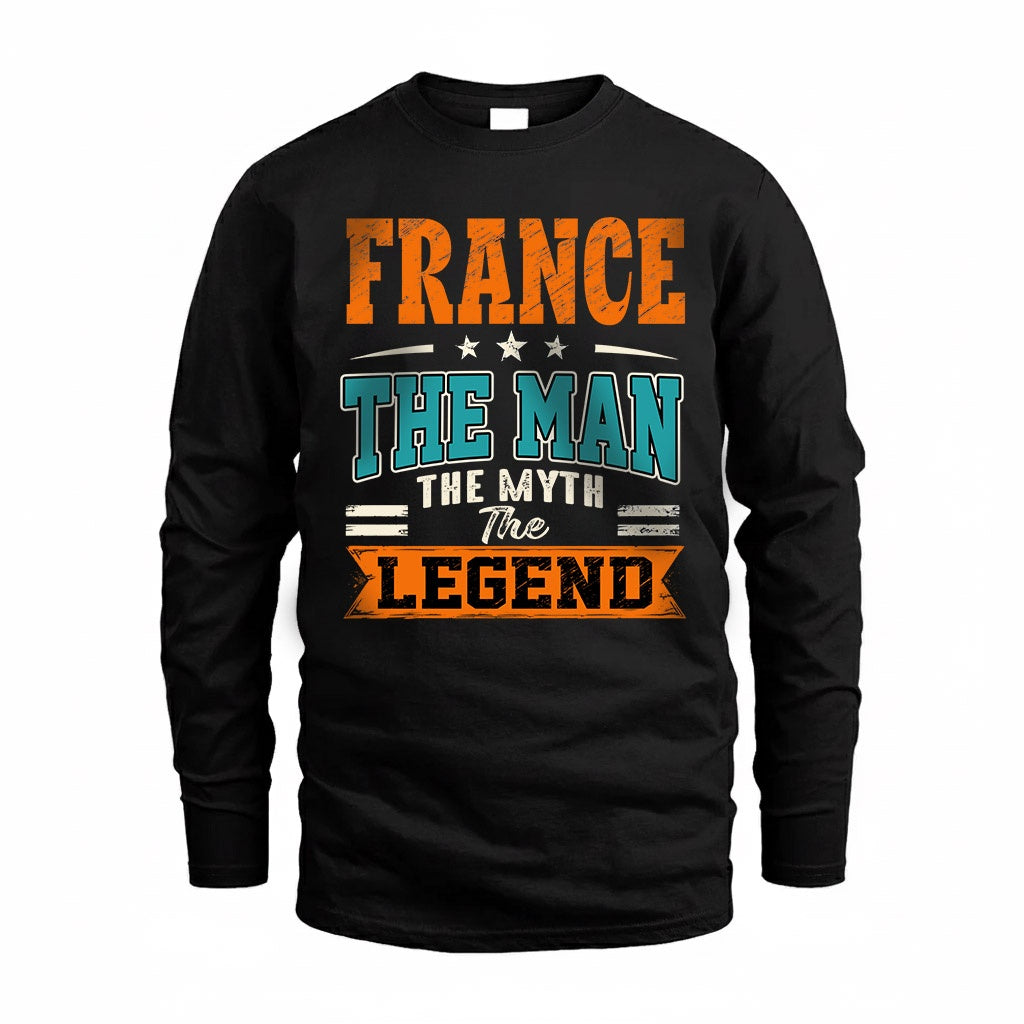 FRANCE HH F007 The Man Myth Legend Personalized Shirt – product image 4