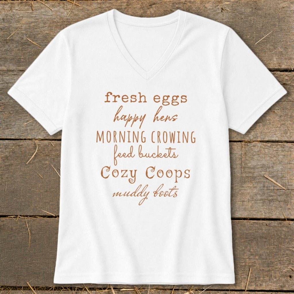 Fall Chicken Keeper V-neck