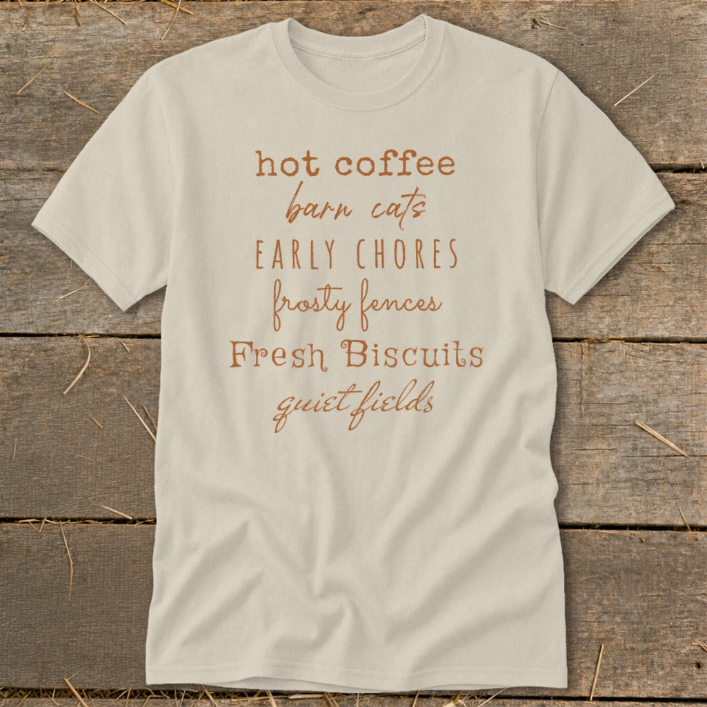 Fall Farmhouse Mornings Classic Tee product image 3