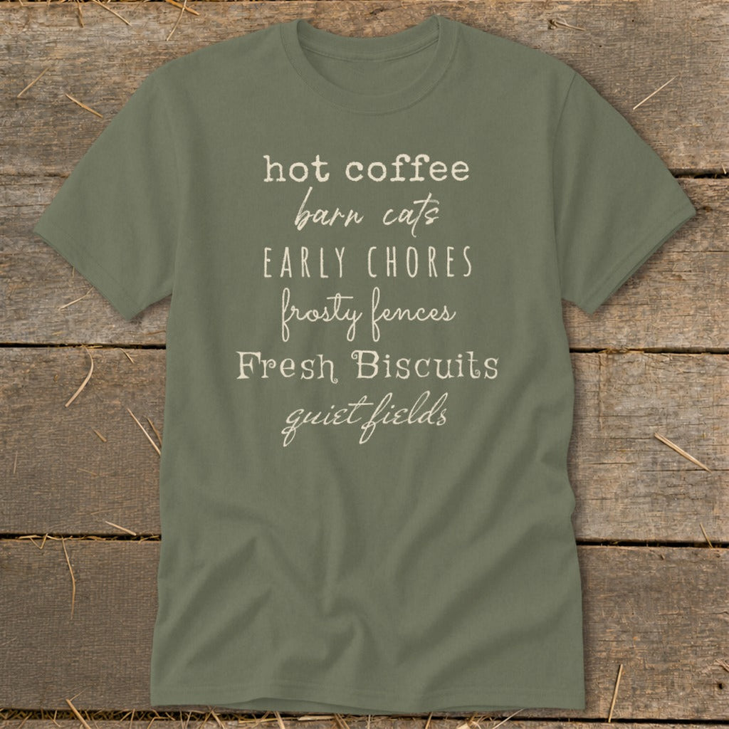 Fall Farmhouse Mornings Classic Tee product image 4