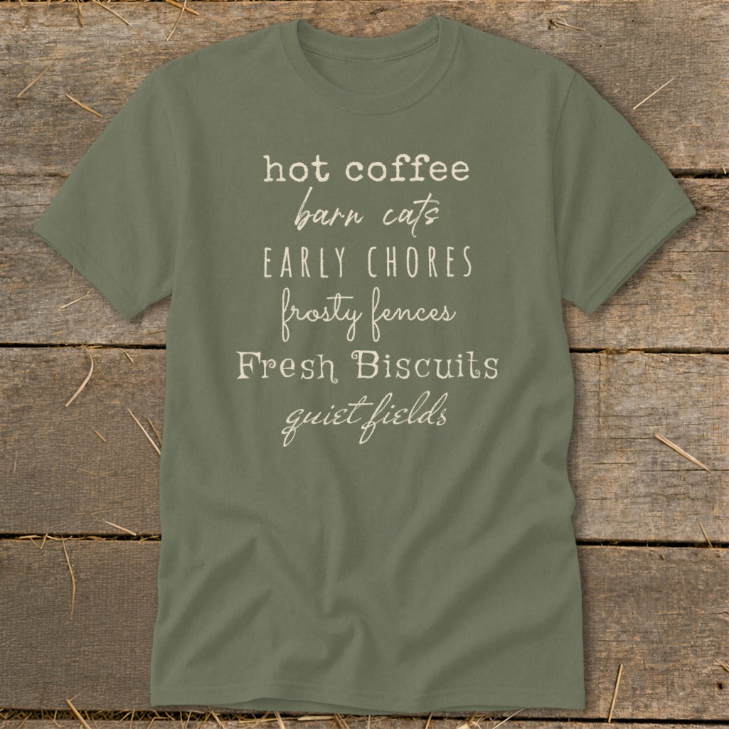Fall Farmhouse Mornings Classic Tee product image 4