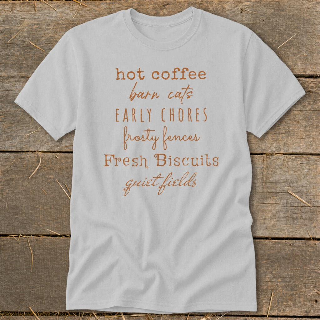 Fall Farmhouse Mornings Classic Tee product image 1