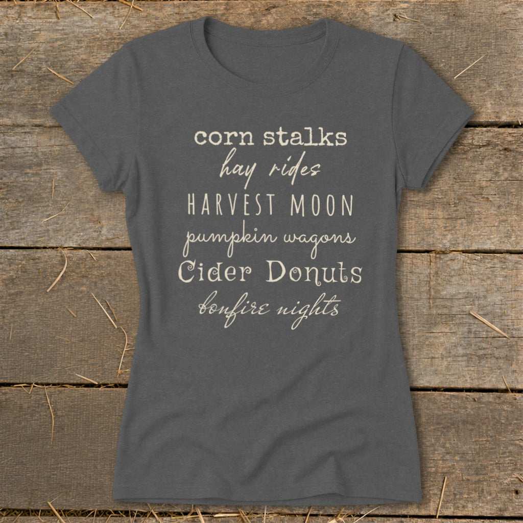 Fall Harvest Season Ladies Tee product image 1