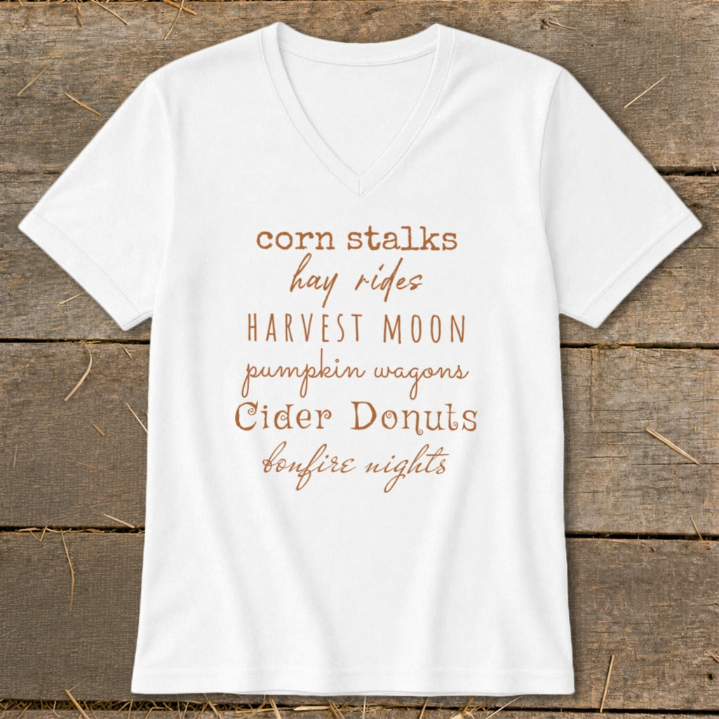 Fall Harvest Season V-neck