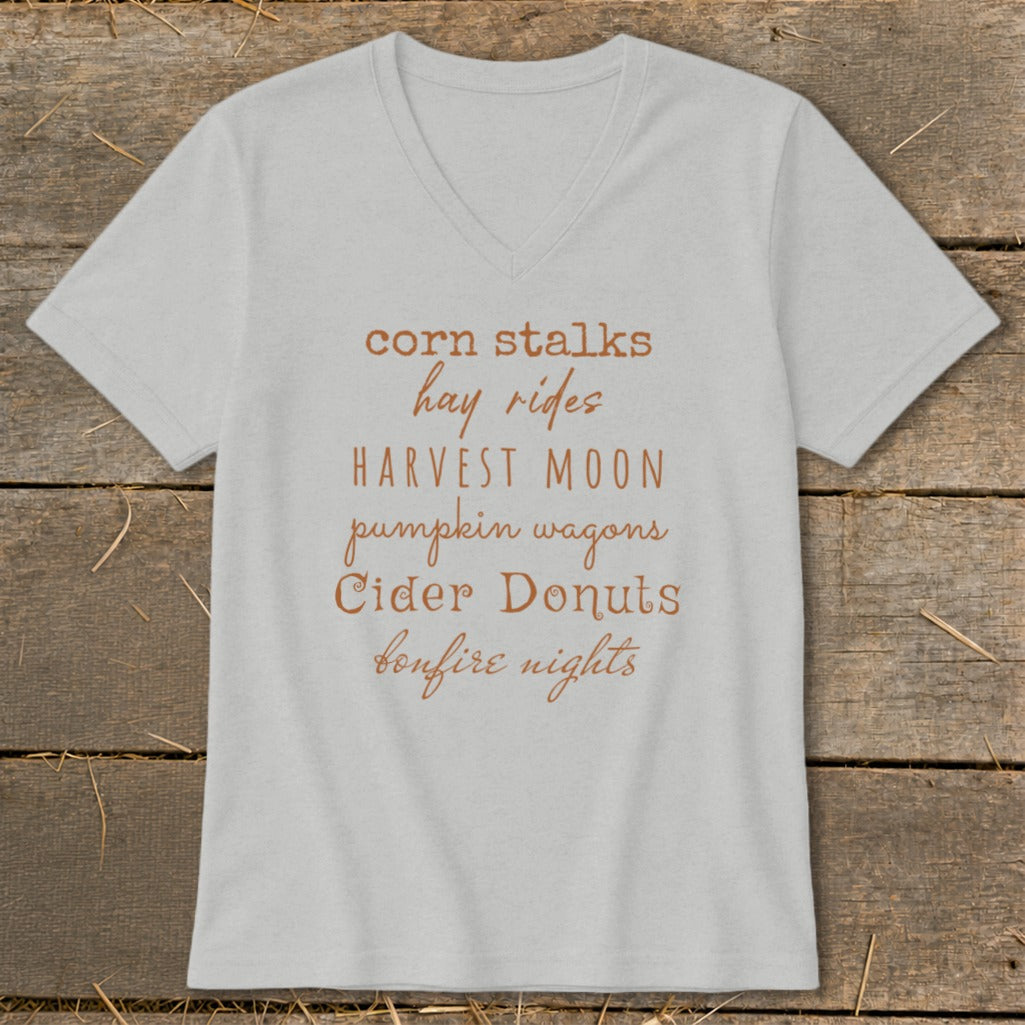 Fall Harvest Season V-neck