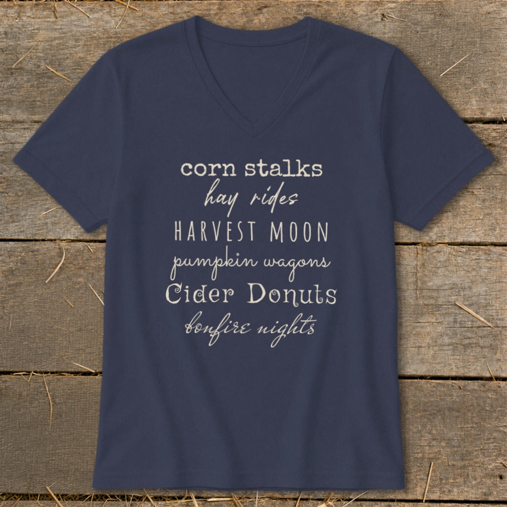 Fall Harvest Season V-neck