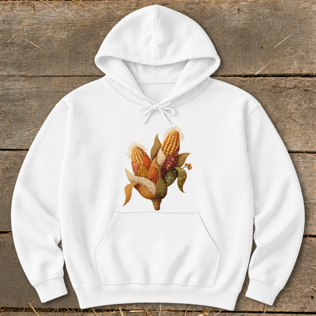 Faux Embroidery Corn Stalk Hoodie product image 2